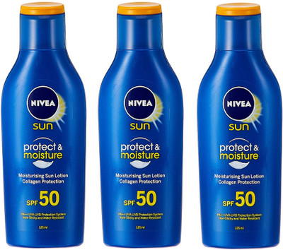 

Nivea Sun Protect & Moisture - SPF 50 PA+(375 ml)