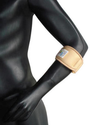 

IGR Tennis Elbow Support with Pad Universal Elbow Support (Free Size, Beige)
