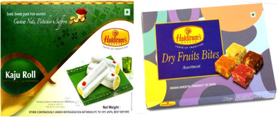

Haldiram's Kaju Roll and Dry Fruit Bite (Combo Pack)(650 g, Box)