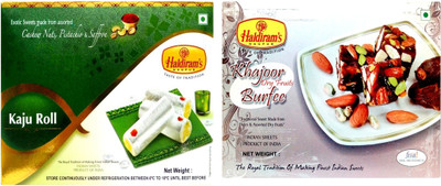 

Haldiram's Kaju Roll and Khajur Dryfruits Burfi (Combo Pack)(800 g, Box)