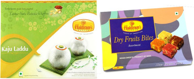 

Haldiram's Kaju Laddu and Dry Fruit Bite (Combo Pack)(650 g, Box)