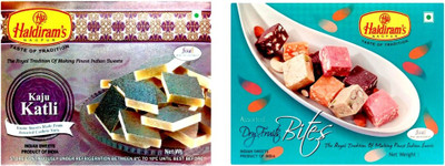 

Haldiram's Kaju Katli and Assorted Bites (Combo Pack)(800 g, Box)