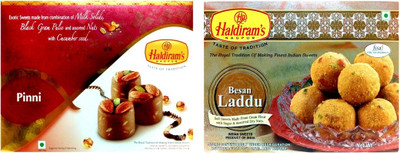 

Haldiram's Pinni Sweet and Besan Laddu (Combo Pack)(800 g, Box)