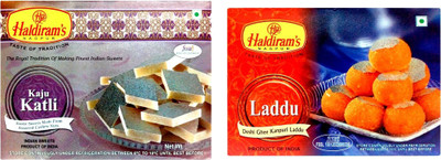

Haldiram's Kaju Katli and Kanpuri Laddu (Combo Pack)(800 g, Box)