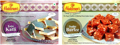 

Haldiram's Kaju Katli and Dodha Burfi (Combo Pack)(800 g, Box)