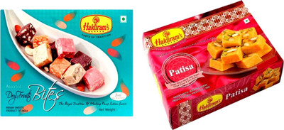 

Haldiram's Assorted Dry Fruit Bite and Patish (Combo Pack)(800 g, Box)