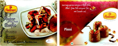 

Haldiram's Anjeer Dry Fruit Burfi and Pinni (Combo Pack)(800 g, Box)