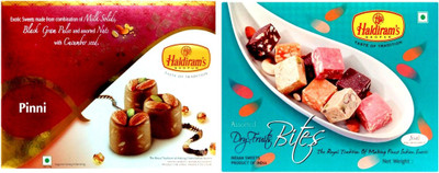 

Haldiram's Pinni Sweet and Assorted Dry Fruit Bite (Combo Pack)(800 g, Box)