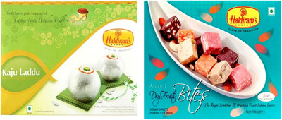 

Haldiram's Kaju Laddu and Assorted Dry Fruit Bite (Combo Pack)(800 g, Box)