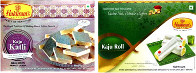 

Haldiram's Kaju Katli and Kaju Roll (Combo Pack)(800 g, Box)