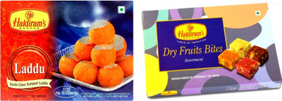 

Haldiram's Kanpuri Laddu and Dry Fruit Bite (Combo Pack)(650 g, Box)