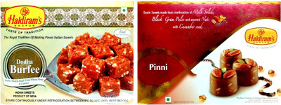

Haldiram's Dodha Burfi and Pinni Sweet (Combo Pack)(800 g, Box)