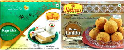 

Haldiram's Kaju Mix and Besan Laddu (Combo Pack)(800 g, Box)