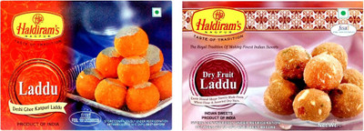 

Haldiram's Kanpuri Laddu and Dry Fruit Laddu (Combo Pack)(800 g, Box)