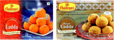 

Haldiram's Kanpuri Laddu and Besan Laddu (Combo Pack)(800 g, Box)