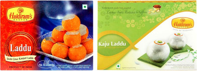 

Haldiram's Kanpuri Laddu and Kaju Laddu (Combo Pack)(800 g, Box)