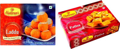 

Haldiram's Kanpuri Laddu and Patisha (Combo Pack)(800 g, Box)