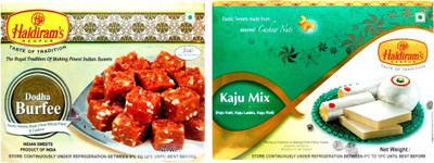 

Haldiram's Dodha Burfi and Kaju Mix (Combo Pack)(800 g, Box)