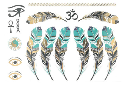 

Savii Golden And Silver Hand Wrist Heena Peacock Feathers Om(Golden And Silver Hand Wrist Heena Peacock Feathers Om)