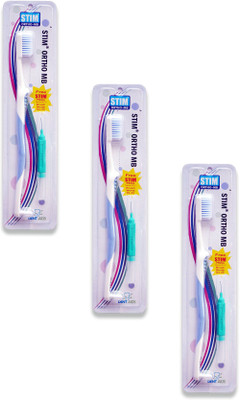 

STIM Ortho MB Soft Toothbrush(Pack of 3)