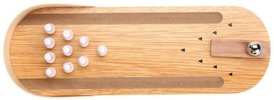 

24x7eMall Indoor Wooden Mini Bowling Game - Best Family Party Play Board Desk Top Toys For Kids Adults Bowling Fans,Wood Finger Bowling Machine Office Stress Relief Play Set,Home Decor Board Games Tobbles Toy Bowling