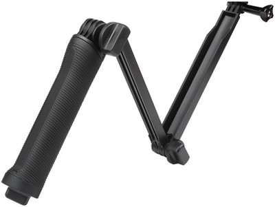 

ReTrack 3 Way 3 in 1 Adjustable Camera Grip Holder With Extended Arm for Action Cameras Tripod Tripod Kit(Black, Supports Up to 750 g)
