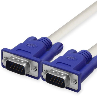 Anweshas TV-out Cable Premium Quality Tv Out Cable Male To Male 15 Pin VGA Cable For Computer Monitor, LCD, Projector, And HD TV - 1.5 Mtr/Meter/Metre(Multicolor, For TV) available at flipkart for Rs.160