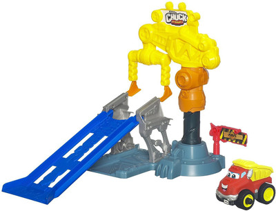 

Funskool Tonka Chuck Crazy Crane Stunt(Multicolor)