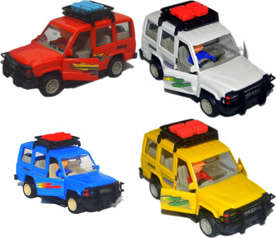 

Shop4everything TATA Sumo Replica with open doors.(White, Red, Blue, Yellow), Blue;red;white;yellow