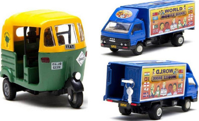 

AM Enterprises Auto Rickshaw with Coin Bank Car for kids(Multicolor)