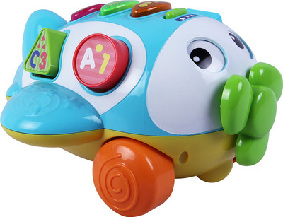 

Winfun Learn Pull Along Plane(Multicolor)