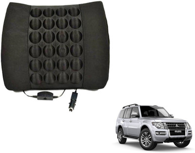 MOCKHE Foam, Cloth, Nylon Seating Pad For  Mitsubishi Pajero(Seat Back Rest Black)