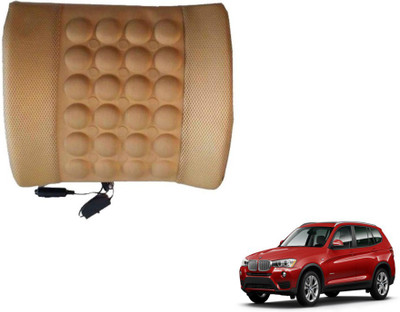 Auto Hub Cushion, Nylon Seating Pad For  BMW X3(Back Rest Massager Beige)