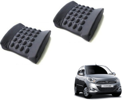 MOCKHE Foam, Cloth, Nylon Seating Pad For  Hyundai i10 Active(Seat Back Rest Black)