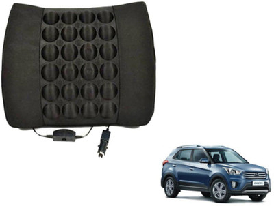 MOCKHE Foam, Cloth, Nylon Seating Pad For  Hyundai Creta(Seat Back Rest Black)