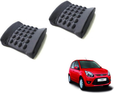 MOCKHE Foam, Cloth, Nylon Seating Pad For  Ford Figo(Seat Back Rest Black)