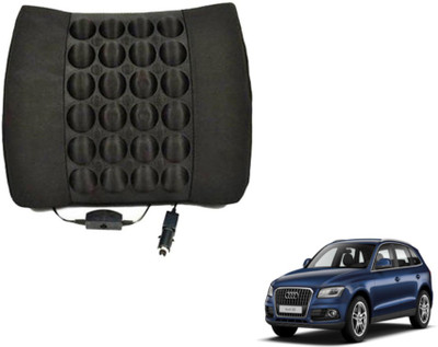 MOCKHE Foam, Cloth, Nylon Seating Pad For  Audi Q5(Seat Back Rest Black)