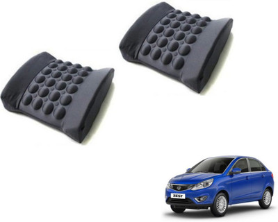 Auto Hub Cushion, Nylon Seating Pad For  Tata Zest(Back Rest Massager Black)