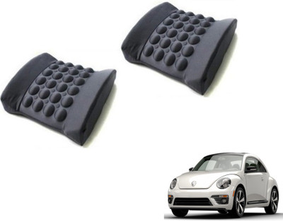 Auto Hub Cushion, Nylon Seating Pad For  Volkswagen Beetle(Back Rest Massager Black)