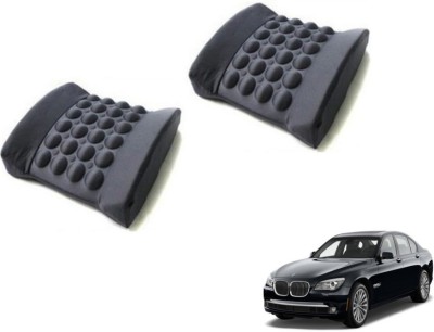 Auto Hub Cushion, Nylon Seating Pad For  BMW 7 Series(Back Rest Massager Black)