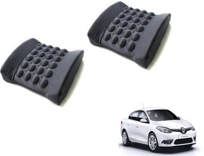 MOCKHE Foam, Cloth, Nylon Seating Pad For  Renault Fluence(Seat Back Rest Black)