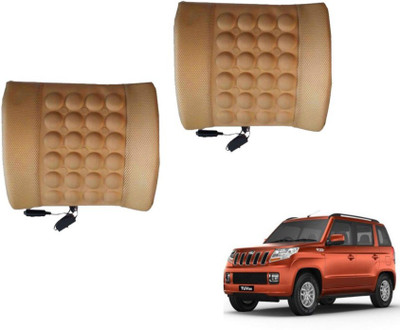 MOCKHE Foam, Cloth, Nylon Seating Pad For  Mahindra TUV-300(Seat Back Rest Beige)
