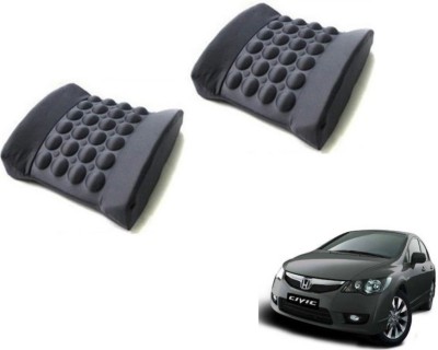 Auto Hub Cushion, Nylon Seating Pad For  Honda Civic(Back Rest Massager Black)