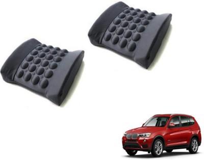 MOCKHE Foam, Cloth, Nylon Seating Pad For  BMW X3(Seat Back Rest Black)