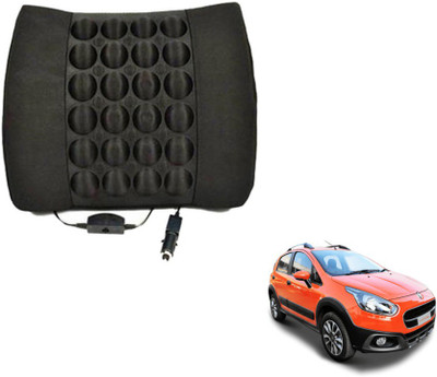 Auto Hub Cushion, Nylon Seating Pad For  Fiat Avventura(Back Rest Massager Black)