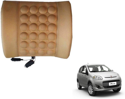Auto Hub Cushion, Nylon Seating Pad For  Fiat Palio(Back Rest Massager Beige)