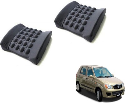 Auto Hub Cushion, Nylon Seating Pad For  Maruti Suzuki Alto(Back Rest Massager Black)