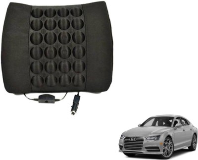 MOCKHE Foam, Cloth, Nylon Seating Pad For  Audi A7(Seat Back Rest Black)