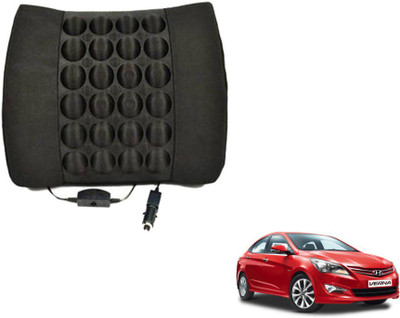 MOCKHE Foam, Cloth, Nylon Seating Pad For  Hyundai Verna(Seat Back Rest Black)