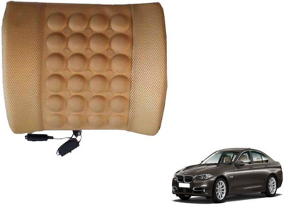 Auto Hub Cushion, Nylon Seating Pad For  BMW 5 Series(Back Rest Massager Beige)